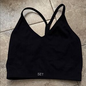 SET Active Black Sports Bra